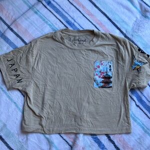 Tan Graphic Kids T-Shirt